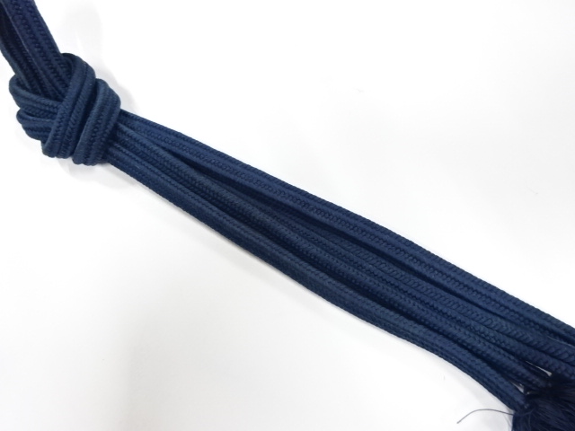 正絹　無形文化財　道明製　手組帯締め